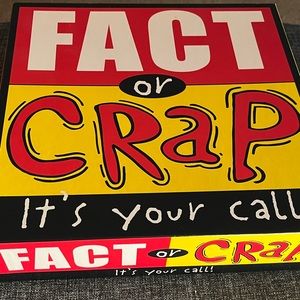Fact Or Crap ♥️5for$20♥️ Card Game
